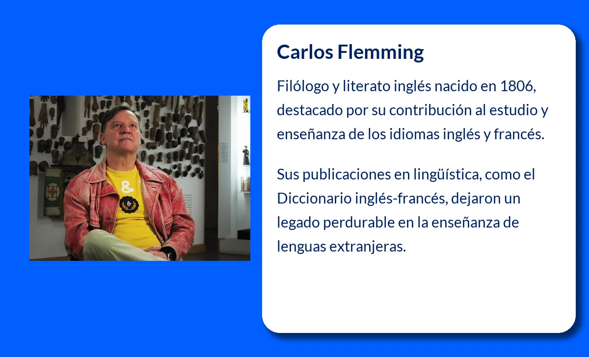 Carlos Flemming (1806-?). El filólogo inglés que dejó huella en Francia