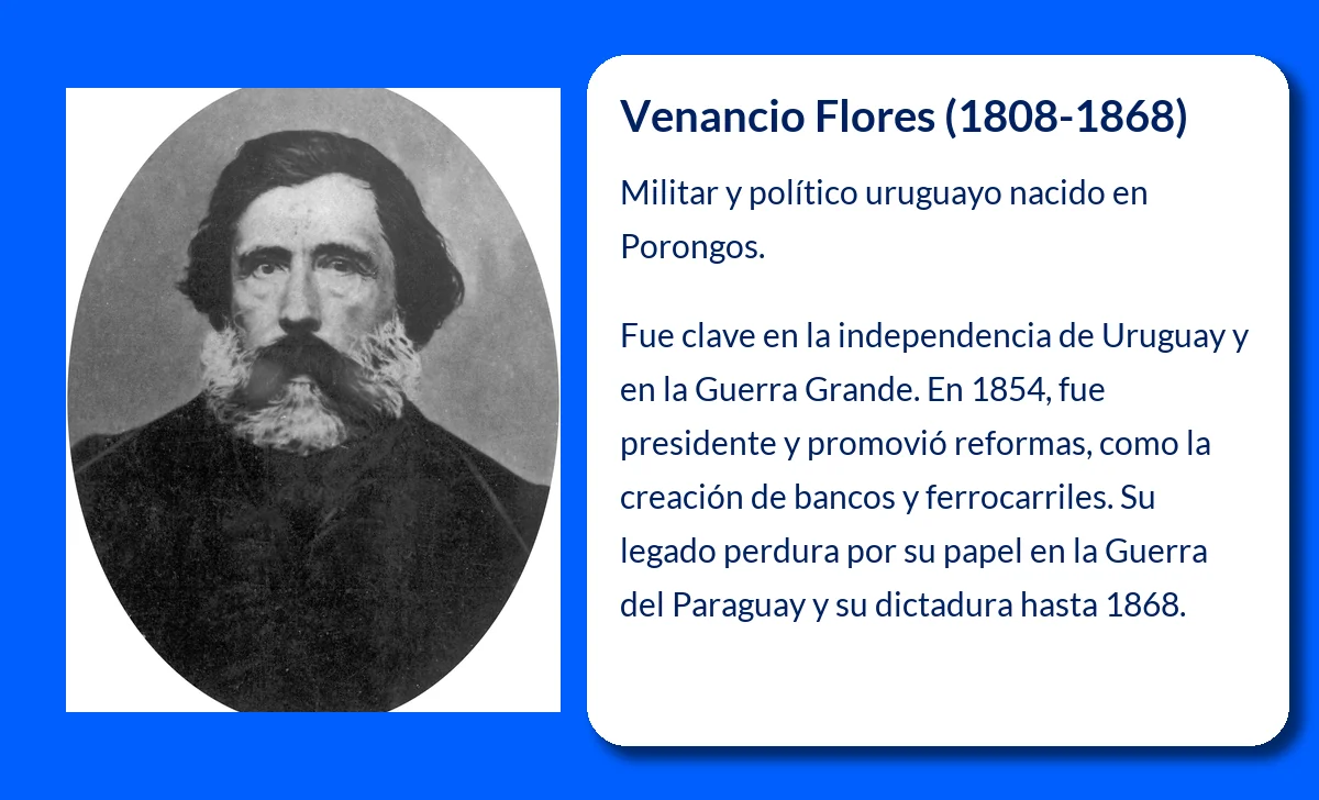 Venancio Flores (1808-1868): Un Líder Clave en la Historia de Uruguay