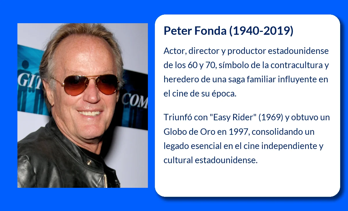 Peter Fonda (1940-2019). El Rebelde de Hollywood que Definió una Era