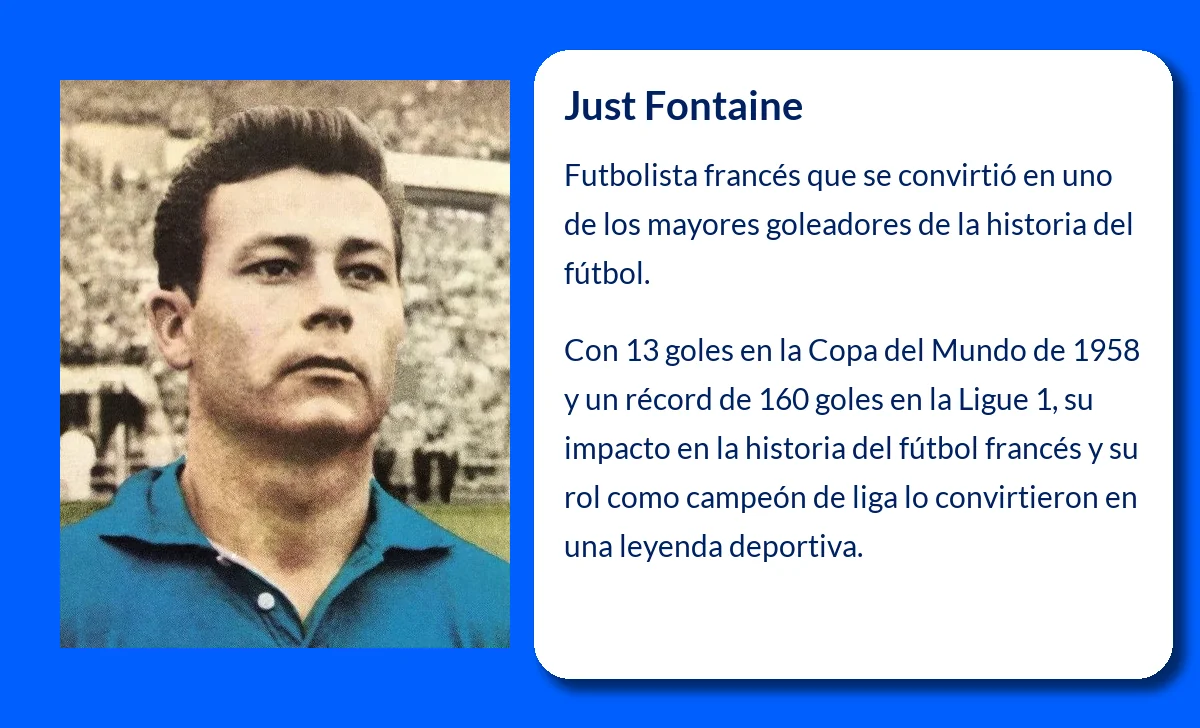 Just Fontaine (1933-VVVV): El Legado de un Goleador Histórico