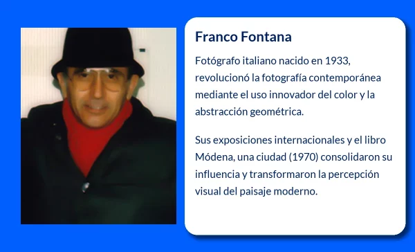 Franco Fontana (1933-VVVV). El maestro del color en la fotografía contemporánea