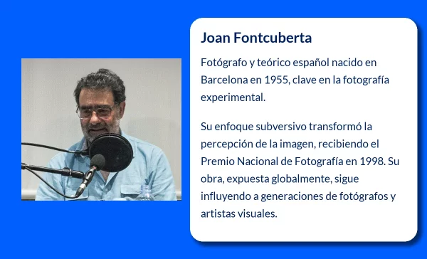 Joan Fontcuberta (1955-VVVV): El fotógrafo español que redefinió la imagen