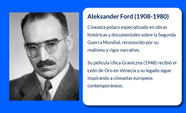 Aleksander Ford (1908-1980): El gran cineasta polaco que marcó la historia del cine