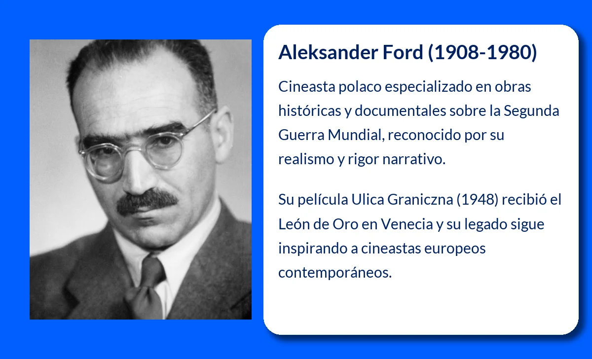 Aleksander Ford (1908-1980): El gran cineasta polaco que marcó la historia del cine