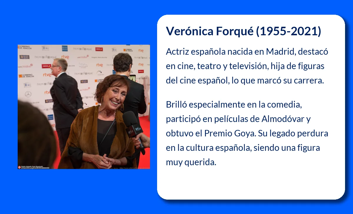 Verónica Forqué (1955-2021): La Reina de la Comedia Española