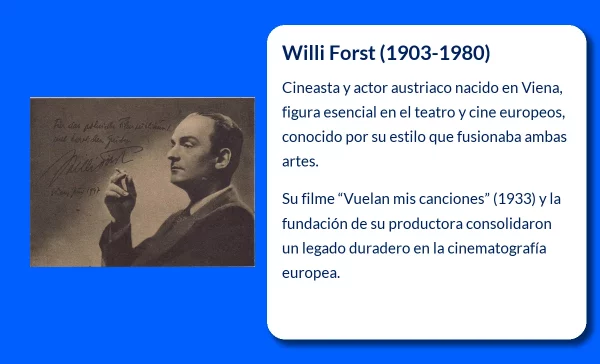 Willi Forst (1903-1980): El influyente cineasta austriaco que marcó una era dorada en la cinematografía de Austria