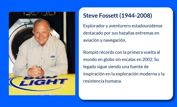 Steve Fossett (1944-2008). El Explorador Audaz que Desafió los Límites de la Aventura