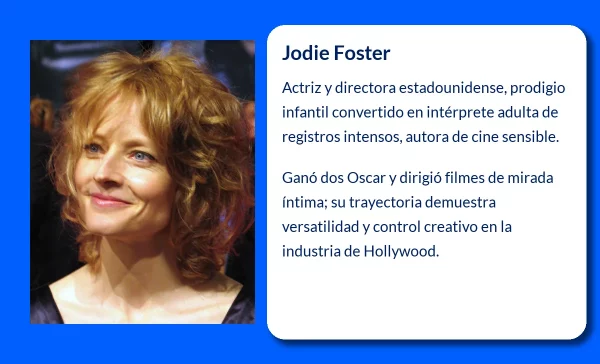 Jodie Foster (1962-VVVV): La fascinante carrera de una actriz y directora legendaria