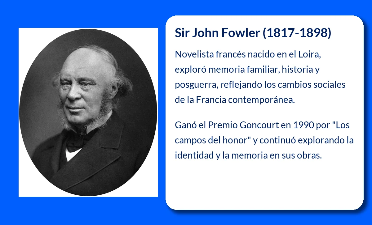 Sir John Fowler (1817-1898). El ingeniero civil que revolucionó el transporte ferroviario en Reino Unido