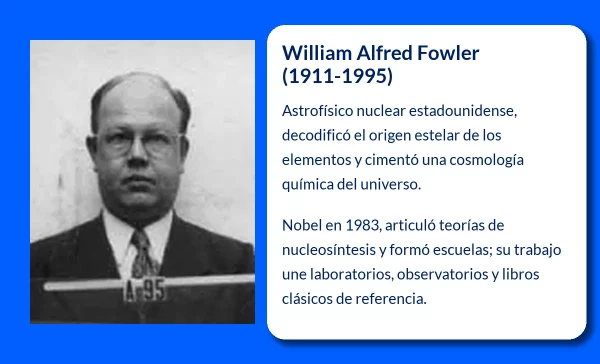 William Alfred Fowler (1911-1995): El astrofísico que desentrañó el origen de los elementos en las estrellas