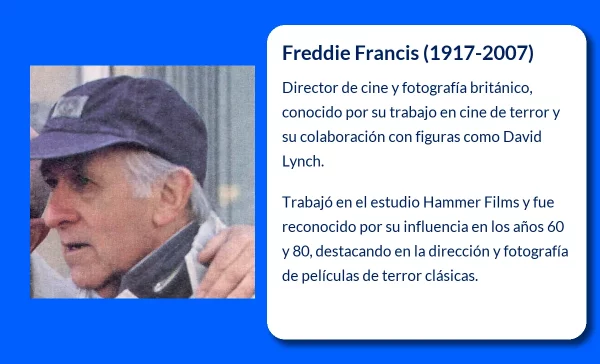Freddie Francis (1917-2007): Un icono del cine británico que brilló en la fotografía y la dirección