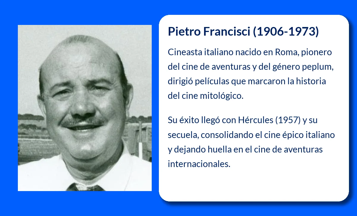 Pietro Francisci (1906-VVVV): El Maestro del Peplum en el Cine Italiano