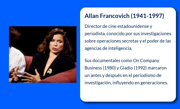 Allan Francovich (1941-1997): El pionero del cine de investigación y su legado