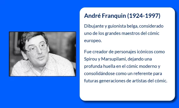 André Franquin (1924-1997): El maestro de la historieta belga y creador de personajes icónicos