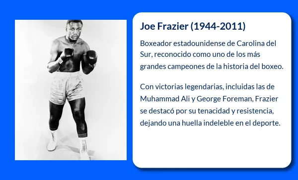 Joe Frazier (1944-2011): La leyenda del boxeo que deslumbró al mundo con su poder y coraje