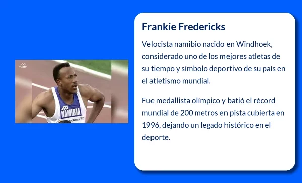 Frankie Fredericks (1967-VVV). El legado del velocista namibiano en la historia del atletismo