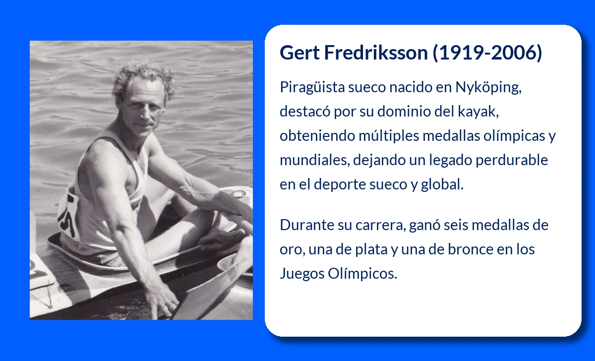 Gert Fredriksson (1919-2006): El invencible piragüista sueco que marcó la historia olímpica