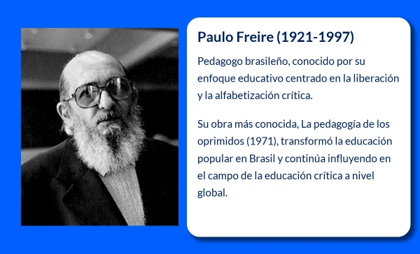 Paulo Freire (1921-1997): El pedagogo brasileño que revolucionó la educación popular