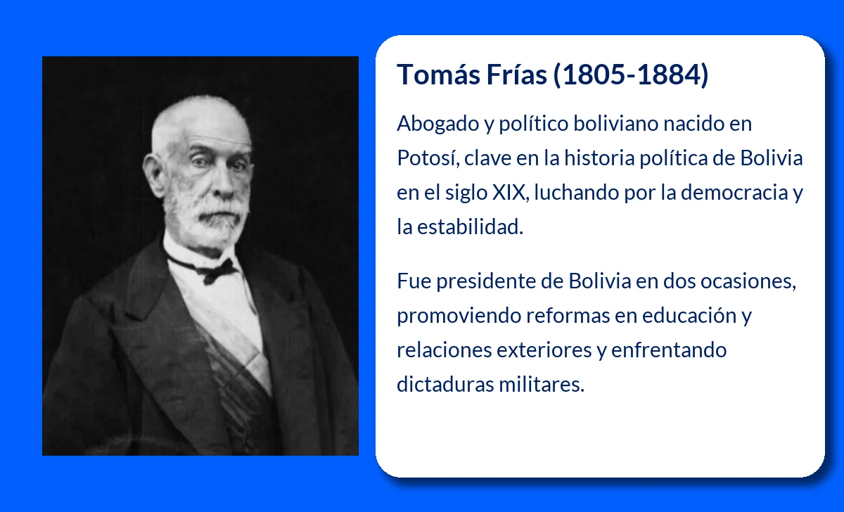 Tomás Frías (1805-1884): Abogado y Presidente de Bolivia en tiempos convulsos