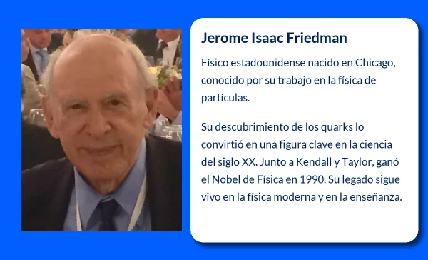 Jerome Isaac Friedman (1930-VVVV): El físico que revolucionó la comprensión de los quarks