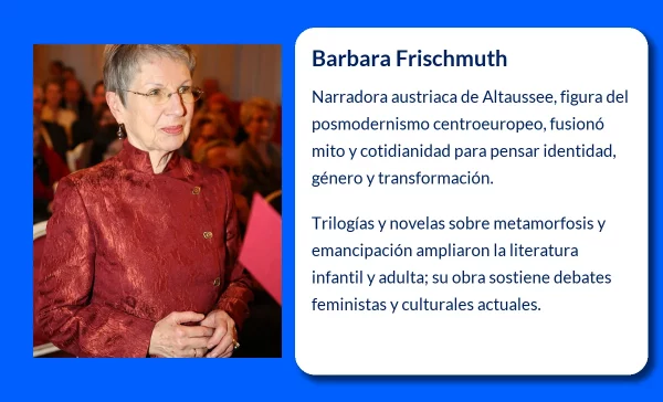 Barbara Frischmuth (1941-VVVV): La escritora austriaca que transformó la literatura femenina y fantástica