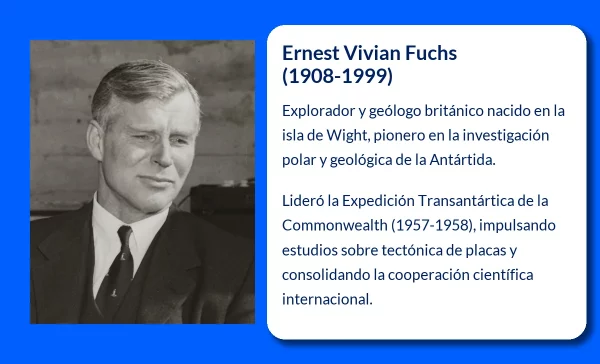 Ernest Vivian Fuchs (1908-1999). El geólogo y explorador que conquistó la Antártida