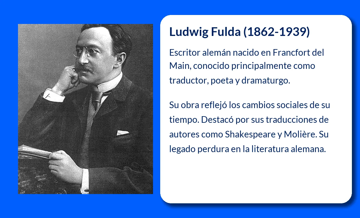 Ludwig Fulda (1862-1939): El poeta y traductor que unió las letras alemanas con la literatura universal