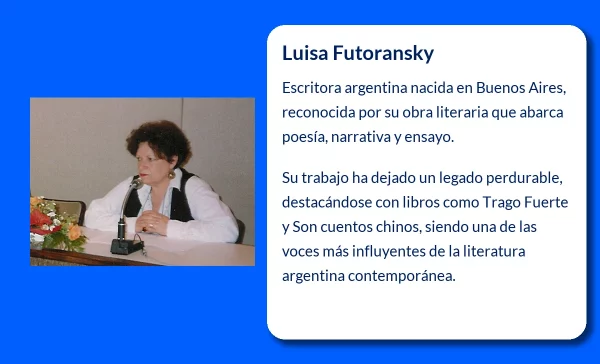 Luisa Futoransky (1939-VVVV): La voz única de la poesía y la narrativa argentina