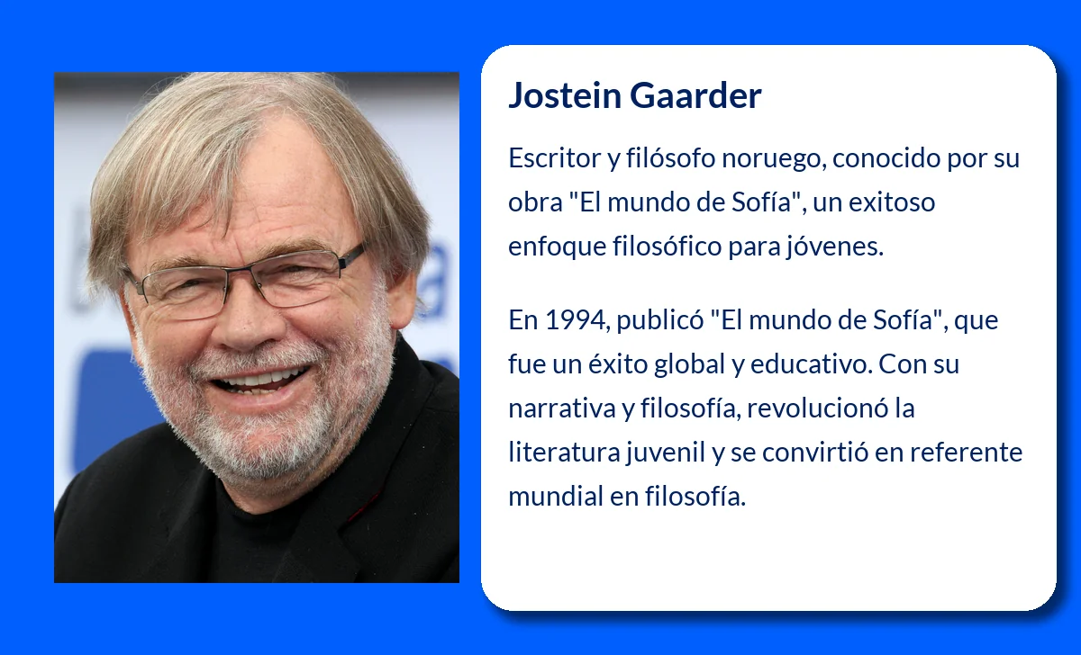 Jostein Gaarder (1952-VVVV): El filósofo noruego que revolucionó la literatura juvenil