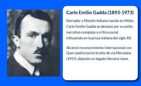 Carlo Emilio Gadda (1893-1973): El virtuoso de la narrativa italiana