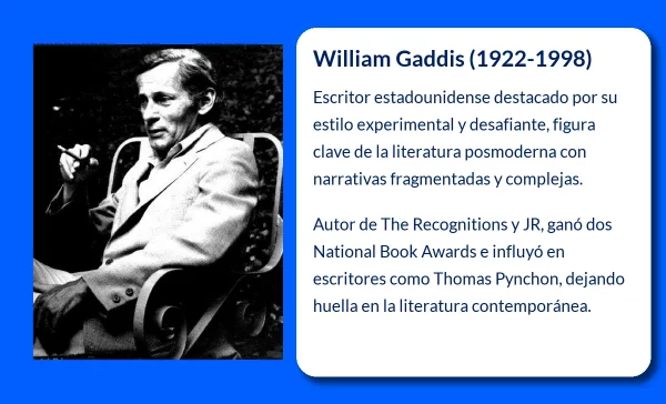 William Gaddis (1922-1998): El novelista experimental que desafió los límites de la narrativa estadounidense