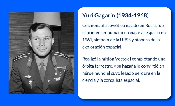 Yuri Gagarin (1934-1968). El pionero del espacio que marcó la historia de la humanidad