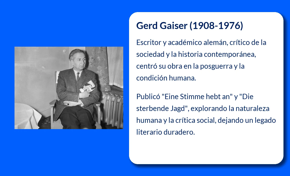 Gerd Gaiser (1908-1976): El escritor alemán que reflejó la historia a través de su estilo único