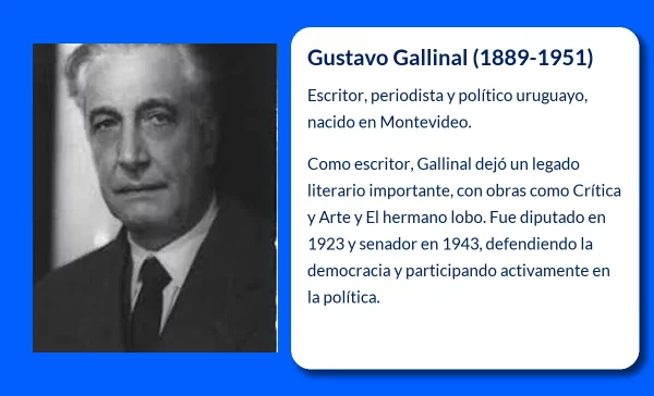 Gustavo Gallinal (1889-1951). El escritor y político uruguayo que dejó huella en la cultura nacional
