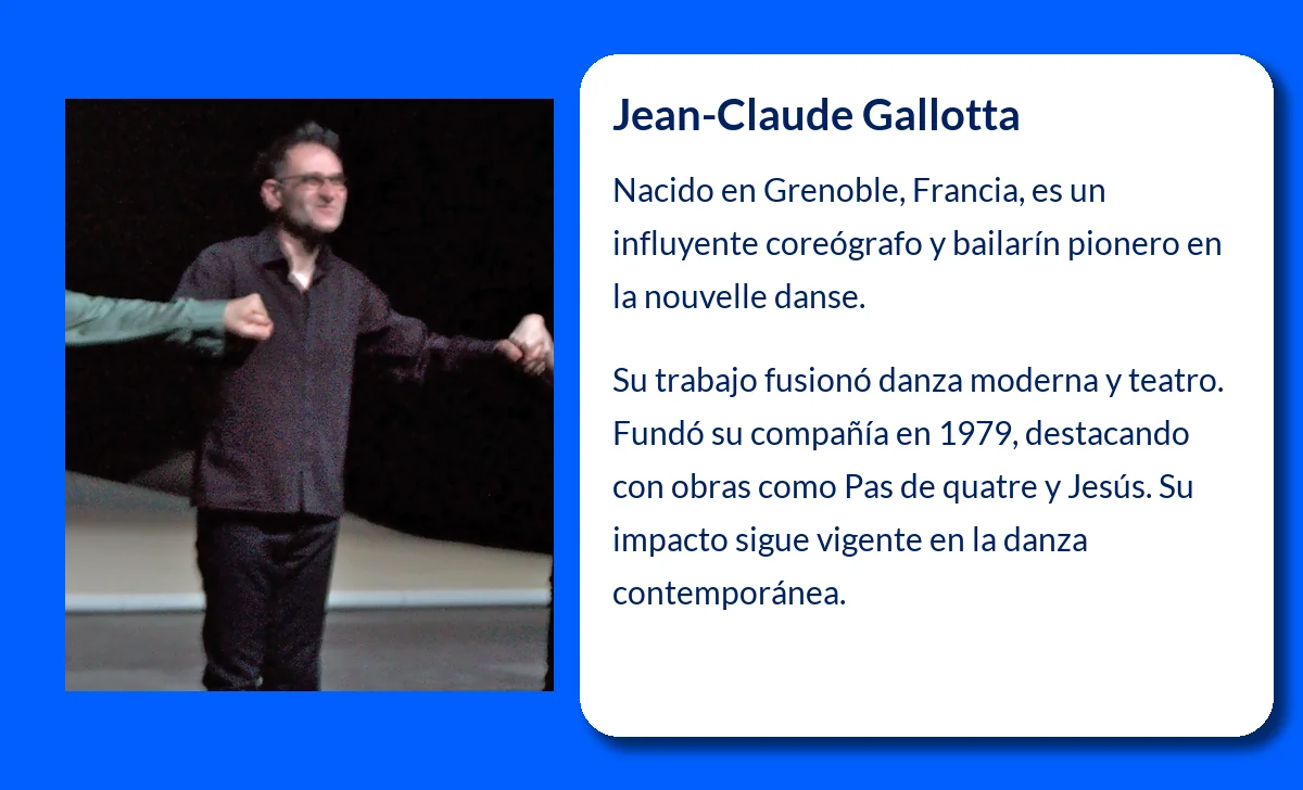 Jean-Claude Gallotta (1950-VVVV). El pionero de la nouvelle danse francesa