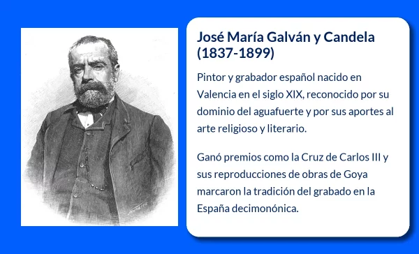 José María Galván y Candela (1837-1899): Un pintor y grabador español de renombre