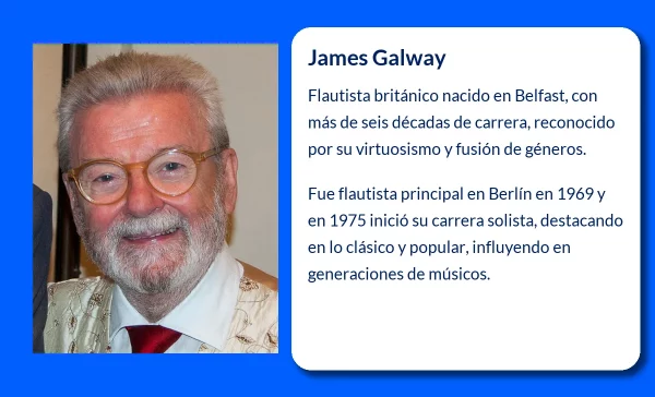James Galway (1939-VVVV): El Músico Británico que Conquistó el Mundo con su Flauta