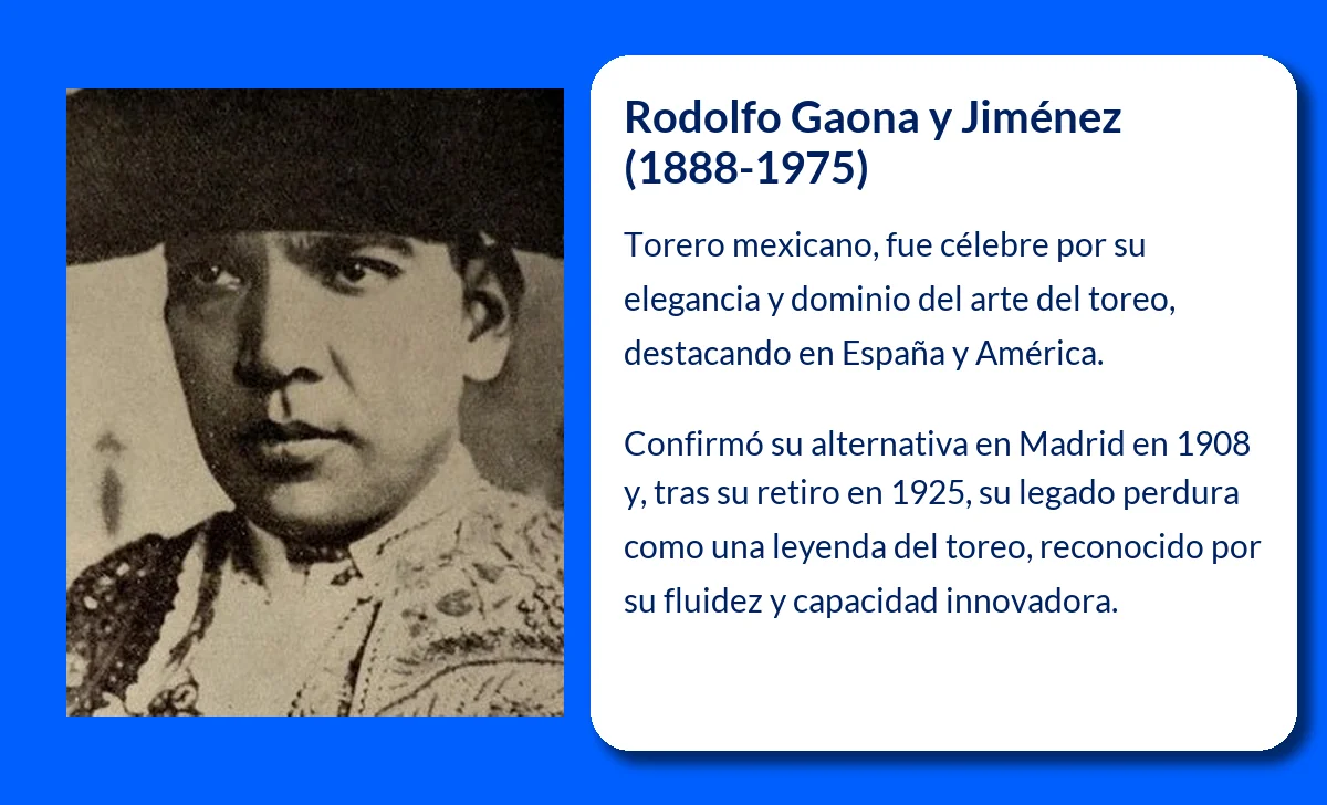 Rodolfo Gaona y Jiménez (1888-1975): El matador que dejó su huella en la historia del toreo
