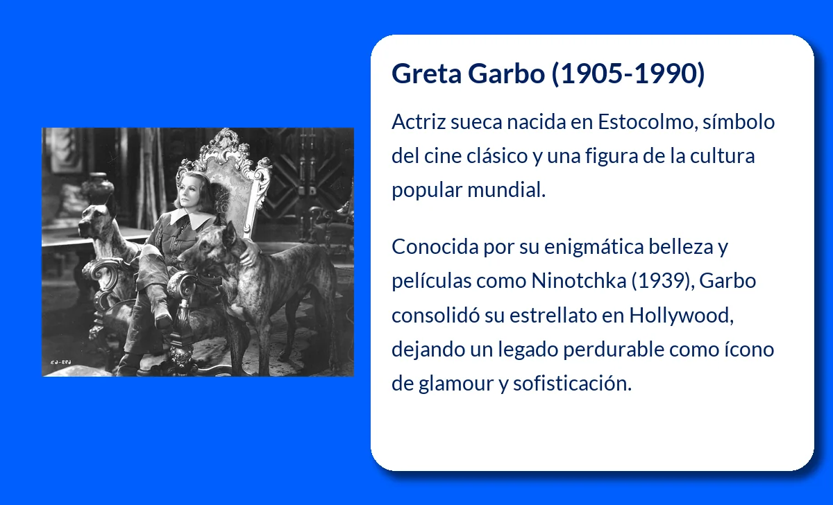 Greta Garbo (1905-1990): La Diva Inolvidable del Cine Clásico