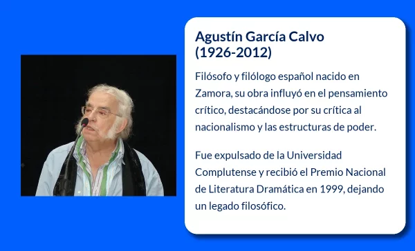 Agustín García Calvo (1926-2012): Filósofo
