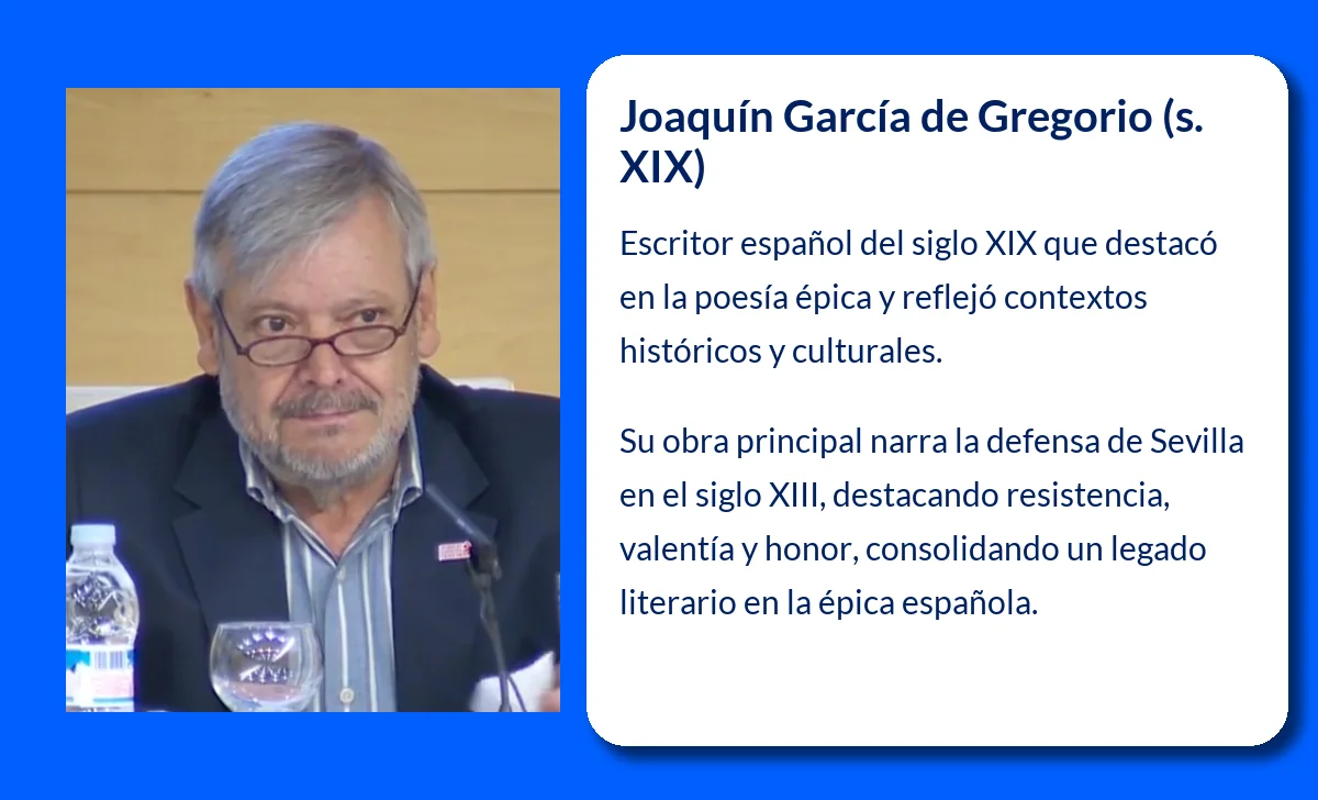 Joaquín García de Gregorio (s. XIX): El autor desconocido y su contribución a la literatura épica