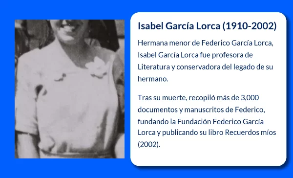 Isabel García Lorca (1910-2002). La vida de la hermana menor de un genio literario