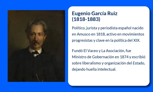 Eugenio García Ruiz (1818-1883): Político