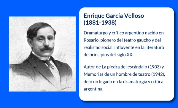 Enrique García Velloso (1881-1938): El dramaturgo que dio forma al teatro gaucho en Argentina