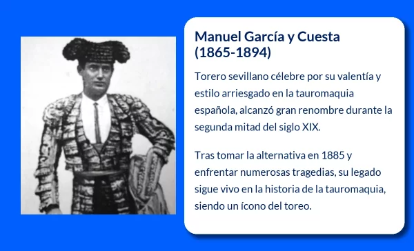 Manuel García y Cuesta "Espartero" (1865-1894): El torero que desafió a la muerte