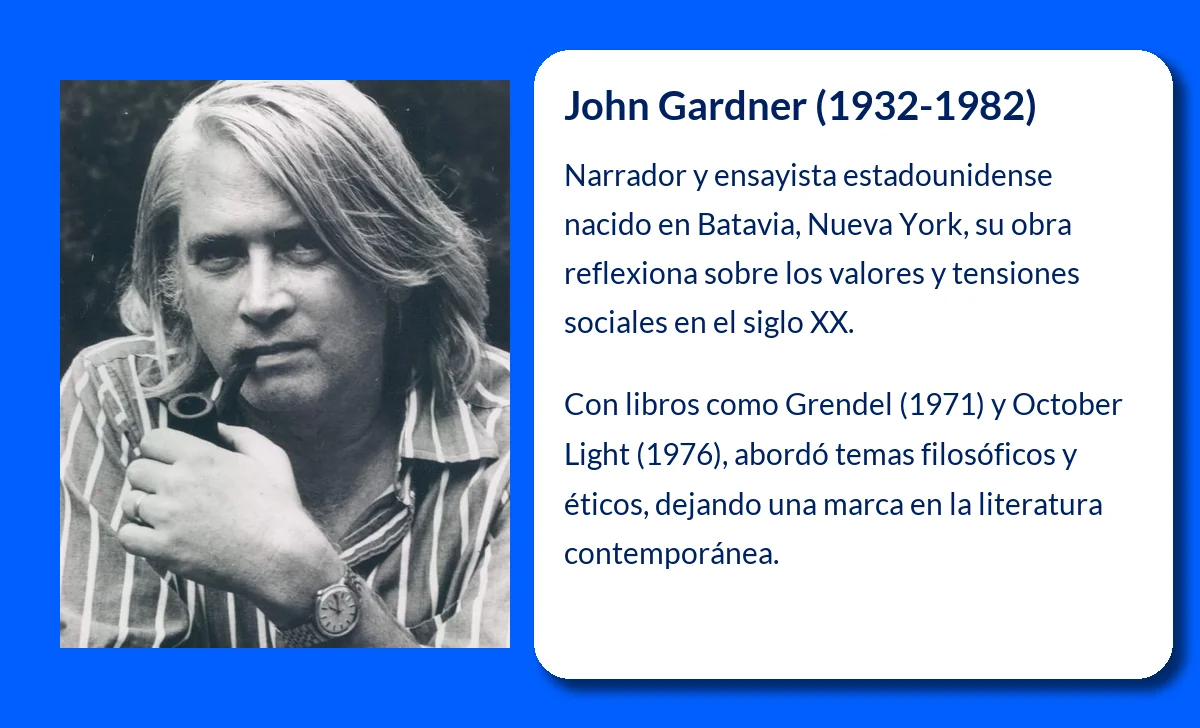 John Gardner (1932-1982): El narrador y ensayista que profundizó en los valores de la sociedad estadounidense