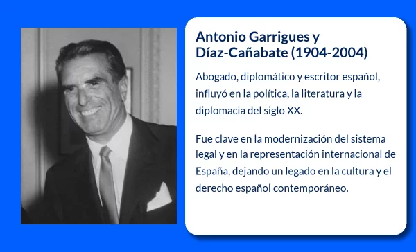 Antonio Garrigues y Díaz-Cañabate (1904-2004): Abogado