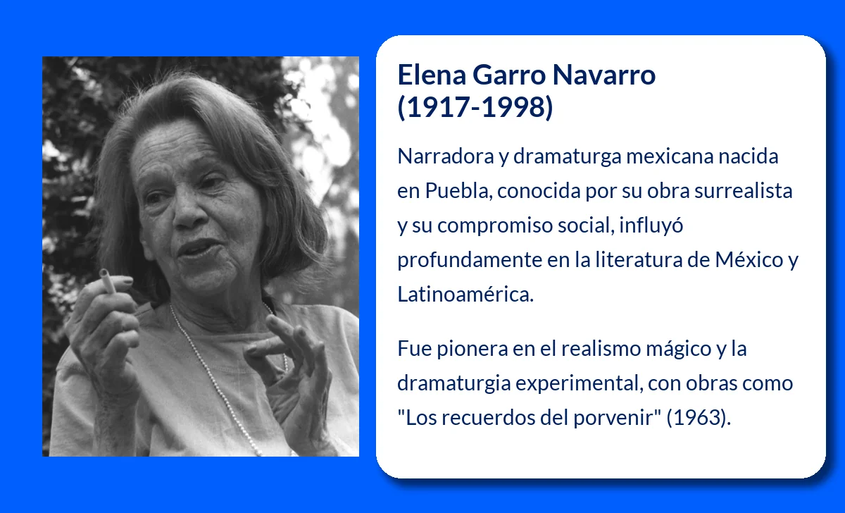 Elena Garro Navarro (1917-1998). La narradora y dramaturga que marcó la literatura mejicana