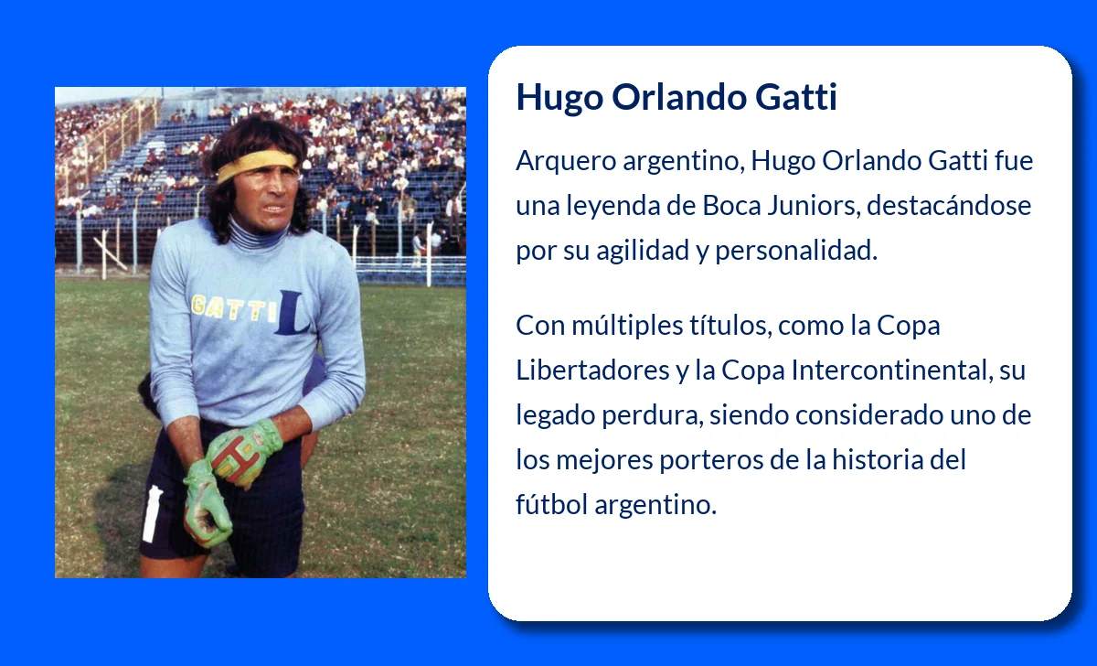 Hugo Orlando Gatti (1944-VVVV). El portero argentino que dejó huella en el fútbol mundial
