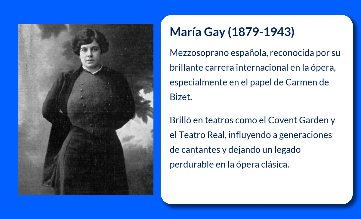 María Gay (1879-1943): La Mezzosoprano Española que Conquistó los Grandes Escenarios Internacionales
